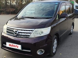 2009 Nissan Serena III (C25), красный, 1130000 рублей, вид 3