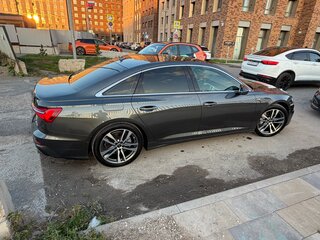 2022 Audi A6 45 TFSI V (C8) Рестайлинг, серый, 5499000 рублей, вид 5