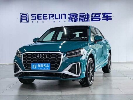 2022 Audi Q2 L 35 TFSI I Рестайлинг, голубой, 1630000 рублей, вид 2