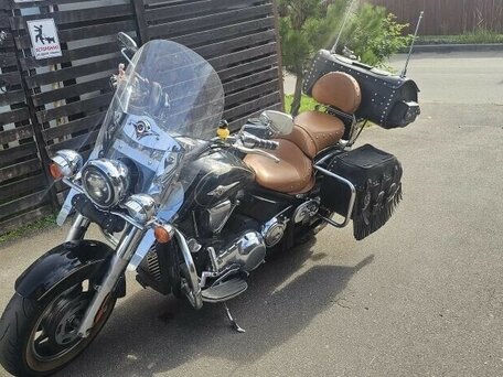 2006 Kawasaki VN2000 Vulcan, чёрный, 635000 рублей, вид 1