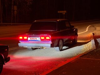 2003 Lada (ВАЗ) 2107, пурпурный, 150000 рублей, вид 2