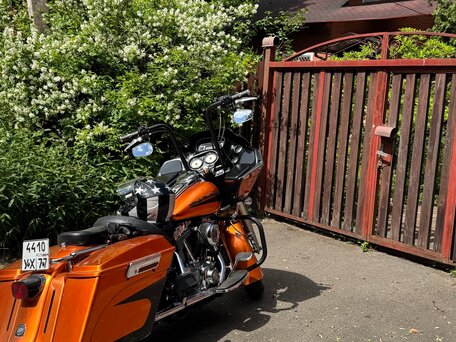 2007 Harley-Davidson Road Glide, оранжевый, 930000 рублей, вид 2