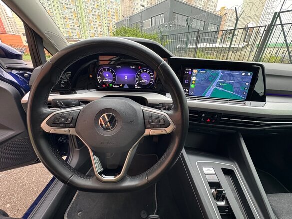 2021 Volkswagen Golf VIII, синий - вид 17