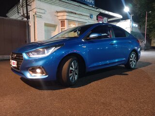 2019 Hyundai Solaris II, синий, 1280000 рублей, вид 1