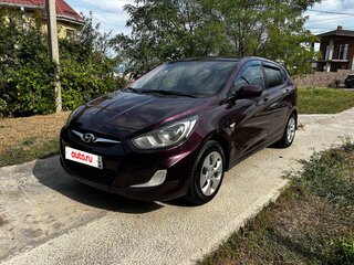 2012 Hyundai Solaris I, фиолетовый, 620000 рублей, вид 1