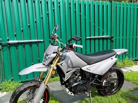 2014 Baltmotors Motard 200, серебристый, 115000 рублей, вид 2