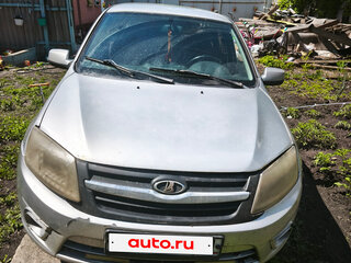 2015 Lada (ВАЗ) Granta I, серебристый, 350000 рублей, вид 1