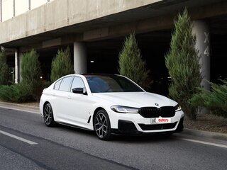 2021 BMW 5 серии 530d xDrive VII (G30/G31/G38) Рестайлинг, белый, 6200000 рублей, вид 2