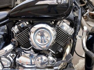 2006 Yamaha XVS650 Drag Star, чёрный, 530000 рублей, вид 4