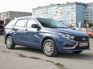 2019 Lada (ВАЗ) Vesta SW I, синий, 1029000 рублей, вид 4