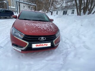 2019 Lada (ВАЗ) Vesta I, красный, 1050000 рублей, вид 3