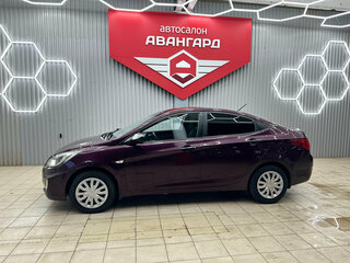 2011 Hyundai Solaris I, фиолетовый, 570000 рублей, вид 4