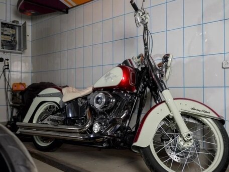 2007 Harley-Davidson Heritage, красный, 1200000 рублей, вид 3