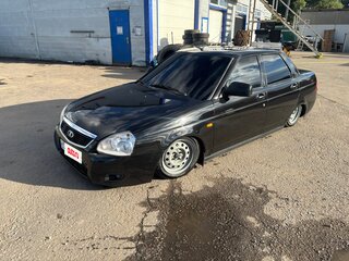 2018 Lada (ВАЗ) Priora I Рестайлинг, чёрный, 710000 рублей, вид 1