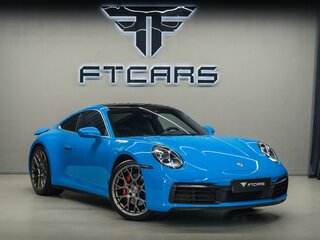 2021 Porsche 911 Carrera 4S VIII (992), голубой, 15694000 рублей, вид 2