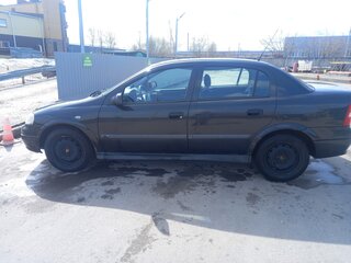 2001 Opel Astra G, чёрный, 150000 рублей, вид 2