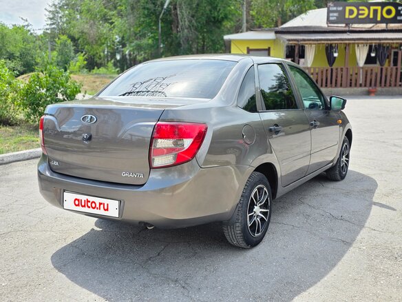 2015 Lada (ВАЗ) Granta I, коричневый, 499000 рублей - вид 6