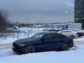 2020 BMW 5 серии 520d xDrive VII (G30/G31/G38), синий, 3700000 рублей, вид 5