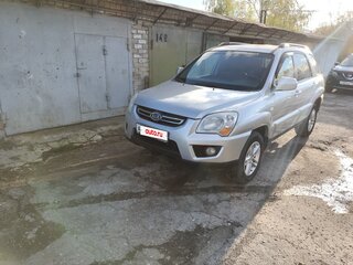 2008 Kia Sportage II Рестайлинг, серебристый, 850000 рублей, вид 2