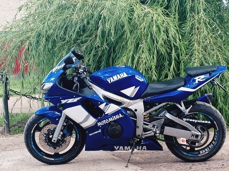 2001 Yamaha YZF-R6, синий, 480000 рублей, вид 1