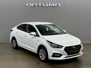2018 Hyundai Solaris II, белый, 1397000 рублей, вид 3