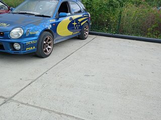 2002 Subaru Impreza II, синий, 450000 рублей, вид 5