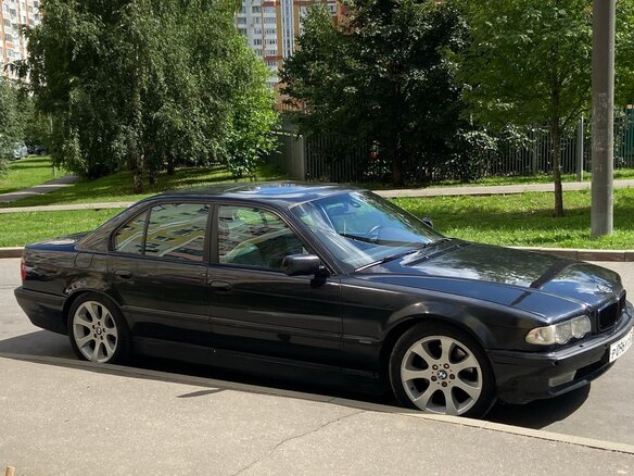1998 BMW 7 серии 735i III (E38) Рестайлинг, чёрный - вид 6