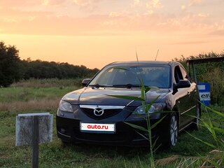 2008 Mazda 3 4-speed I (BK) Рестайлинг, чёрный, 550000 рублей, вид 1