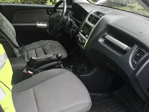 2010 Kia Sportage II Рестайлинг, белый - вид 7