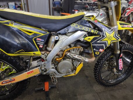2016 Suzuki RM-Z 450, жёлтый, 345000 рублей, вид 2