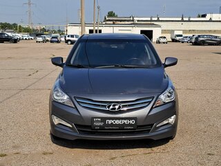 2016 Hyundai Solaris I Рестайлинг, серый, 1005000 рублей, вид 2