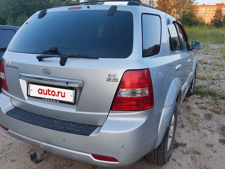 2007 Kia Sorento I Рестайлинг, серебристый, 520000 рублей, вид 3
