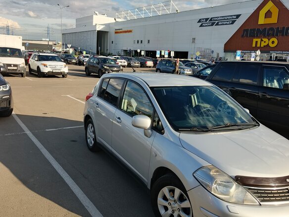 2007 Nissan Tiida I, серебристый, 465000 рублей - вид 1