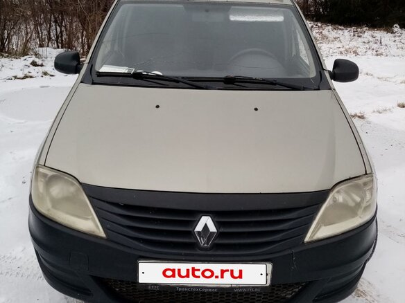 2012 Renault Logan I Рестайлинг, бежевый, 480000 рублей - вид 1