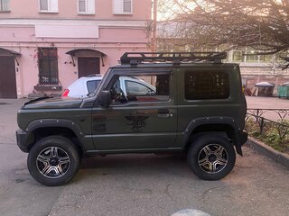 2019 Suzuki Jimny Kei car IV, зелёный, 1600000 рублей, вид 3