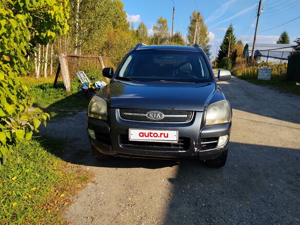 2008 Kia Sportage II, серый, 850000 рублей - вид 1