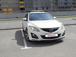 2010 Mazda 6 II (GH) Рестайлинг, белый, 900000 рублей, вид 2