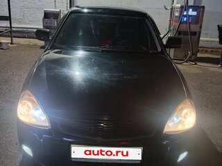 2008 Lada (ВАЗ) Priora I, чёрный, 260000 рублей, вид 2