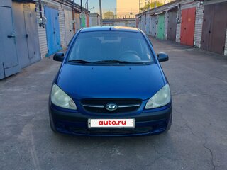 2008 Hyundai Getz I Рестайлинг, синий, 360000 рублей, вид 2