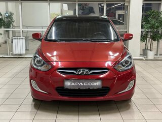 2012 Hyundai Solaris I, красный, 790000 рублей, вид 3