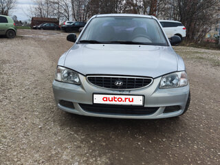 2007 Hyundai Accent ТагАЗ II, серебристый, 350000 рублей, вид 1