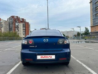 2008 Mazda 3 I (BK) Рестайлинг, синий, 380000 рублей, вид 3