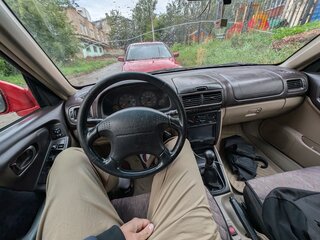 2001 Subaru Forester I Рестайлинг, красный, 440000 рублей, вид 4