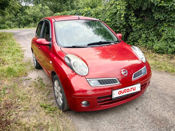 2008 Nissan Micra III (K12), пурпурный - вид 1