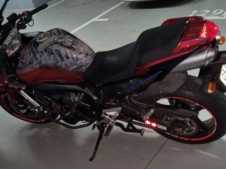 2007 Yamaha FZ6, пурпурный, 499990 рублей, вид 2