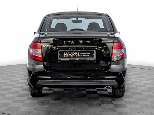 2022 Lada (ВАЗ) Granta I Рестайлинг, чёрный - вид 5