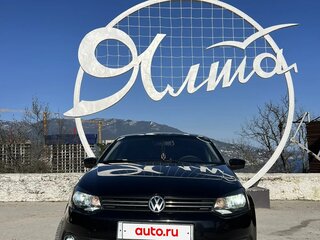 2013 Volkswagen Polo V, чёрный, 755000 рублей, вид 3