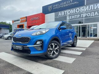 2019 Kia Sportage IV Рестайлинг, синий, 2000000 рублей, вид 3