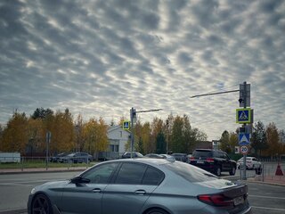 2017 BMW 5 серии M550i xDrive VII (G30/G31/G38), серый, 6500000 рублей, вид 2