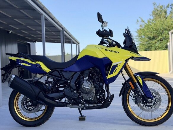 2023 Suzuki V-Strom 800DE, жёлтый, 1150000 рублей - вид 8
